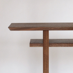 Create a Custom Console Table: modern narrow console for entryways –  Mokuzai Furniture